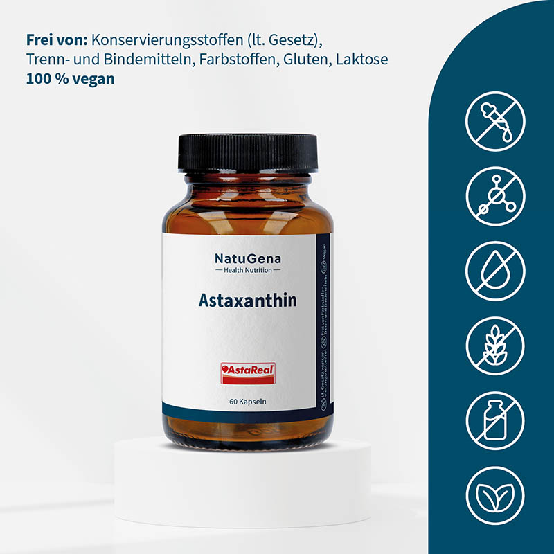 NatuGena Astaxanthin AstaReal 60 Kapseln 60 St Kapseln