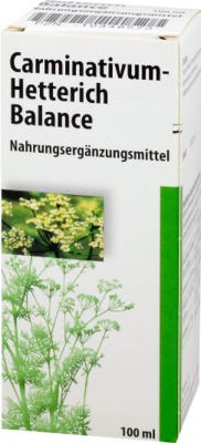 Carminativum- Hetterich Balance Tropfen 100 ml Tropfen zum Einnehmen