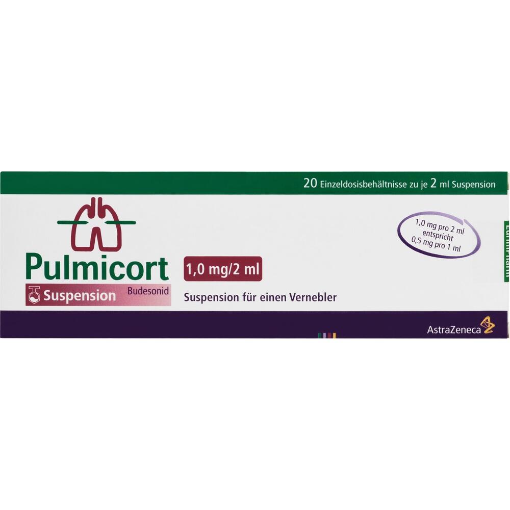 Pulmicort 1mg/2ml Suspension 20X2 ml Suspension für einen Vernebler