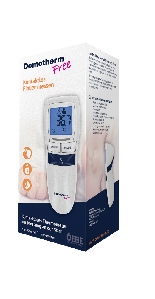 DOMOTHERM Free Infrarot-Stirnthermometer  1 St