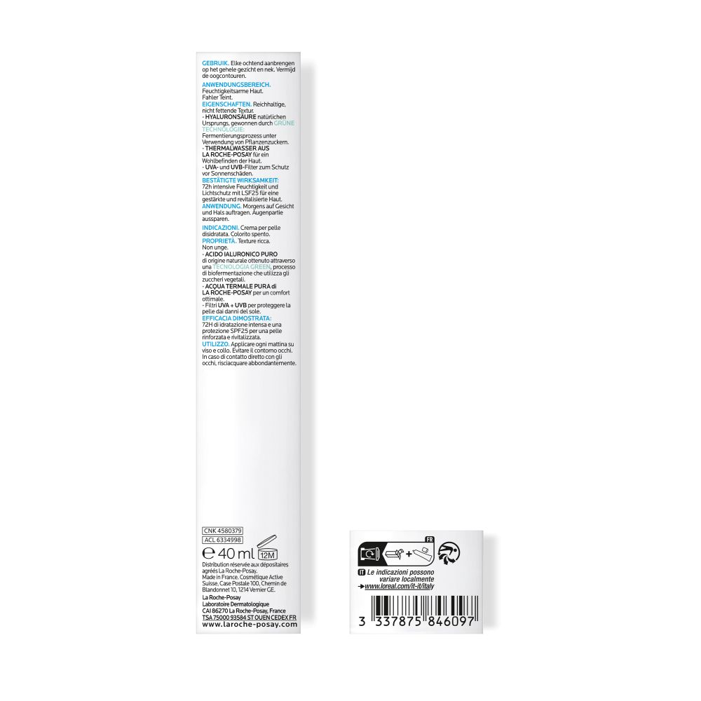 LA ROCHE-POSAY HYDRAPHASE HA UV Reichhaltig 40 ml Creme