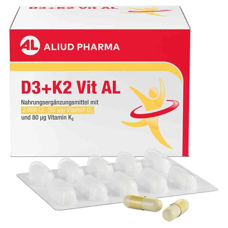 D3 + K2 Vit AL 2000IE/80µg 90 St Kapseln