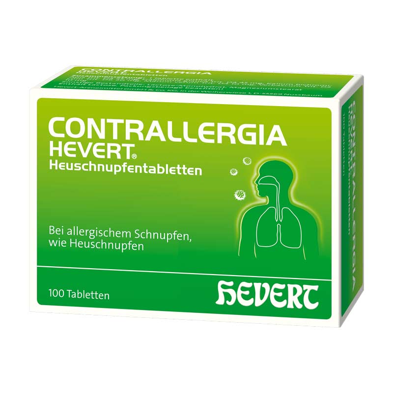 CONTRALLERGIA HEVERT Heuschnupfentabletten 100 St Tabletten