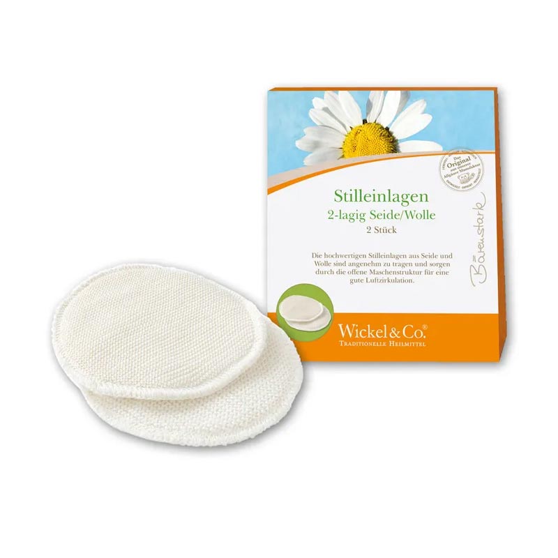 Stilleinlage Seide/Wolle  2 St Tücher