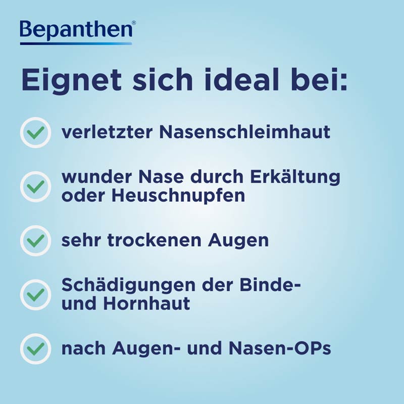 Bepanthen AUGEN- UND NASENSALBE 10 g Augen- und Nasensalbe