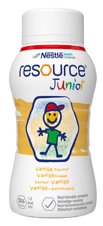 resource Junior Vanille Geschmack 4X200 ml Flüssigkeit