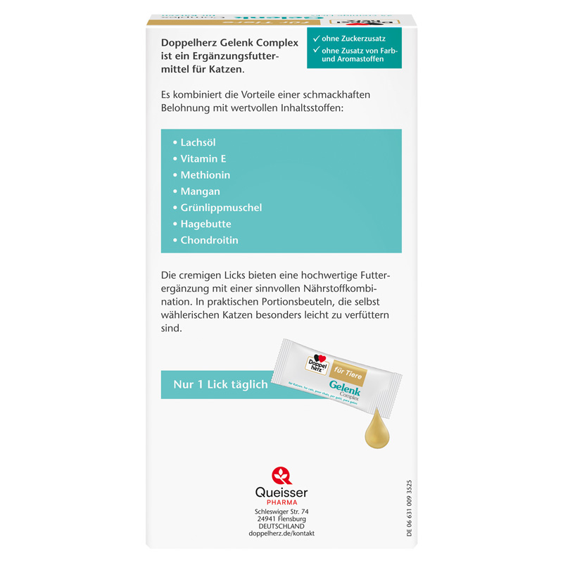 Doppelherz Gelenk Complex für Katzen 25 St Paste