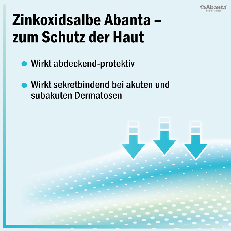 Zinkoxidsalbe Abanta 100 mg/g 25 g Salbe