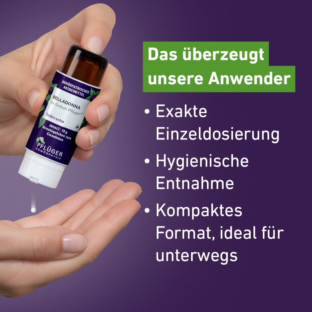 Belladonna D6 Globuli Pflüger 10 g Globuli