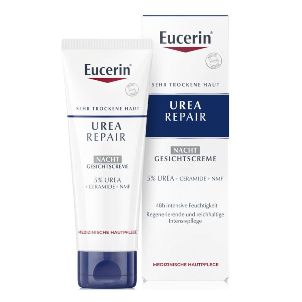 Eucerin UREA REPAIR NACHT GESICHTSCREME 5% UREA 50 ml Creme