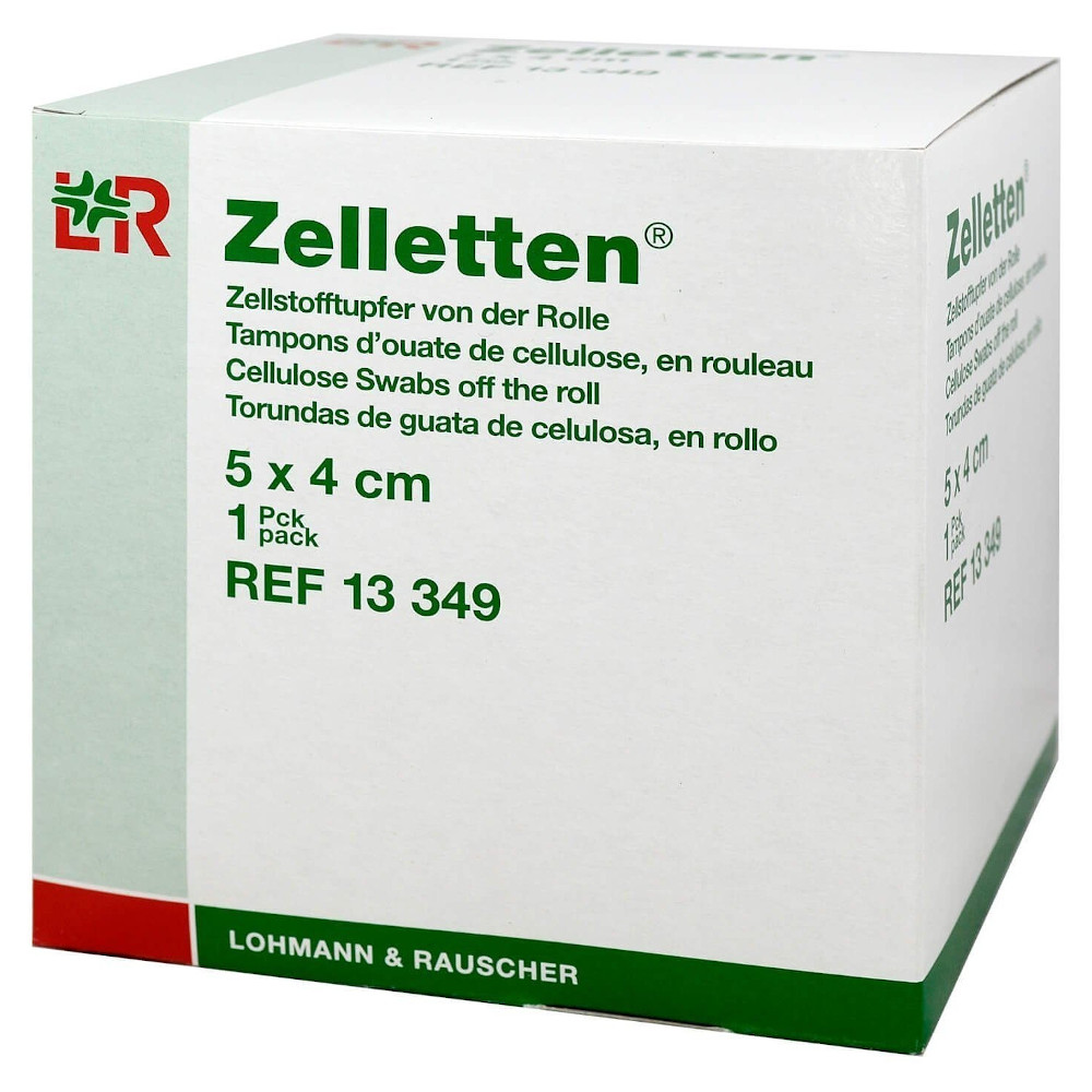 ZELLETTEN Tupfer 4x5cm keimreduziert Rolle 500 St Tupfer