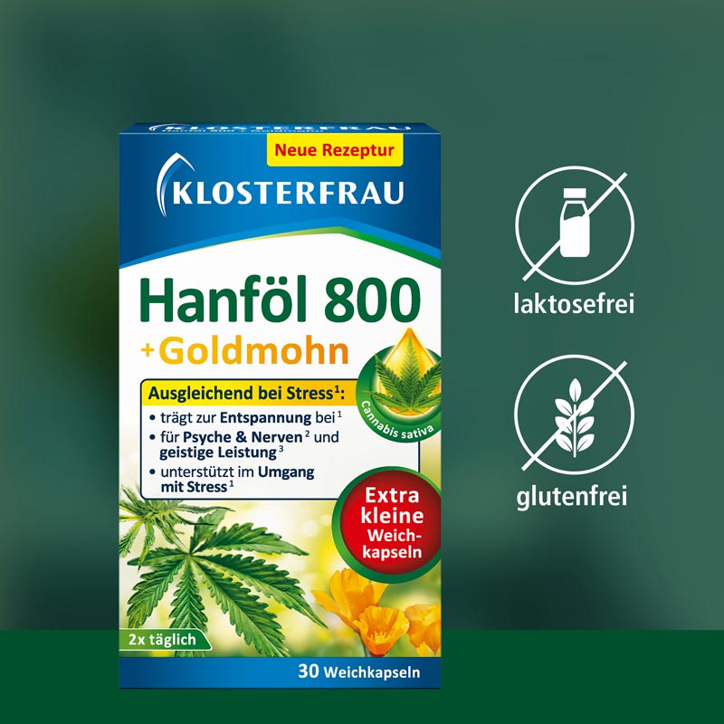 KLOSTERFRAU Hanföl + Goldmohn 30 St Weichkapseln