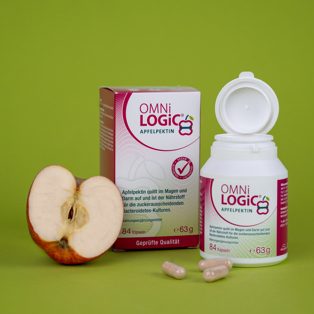 OMNi-LOGiC Apfelpektin 84 St Kapseln