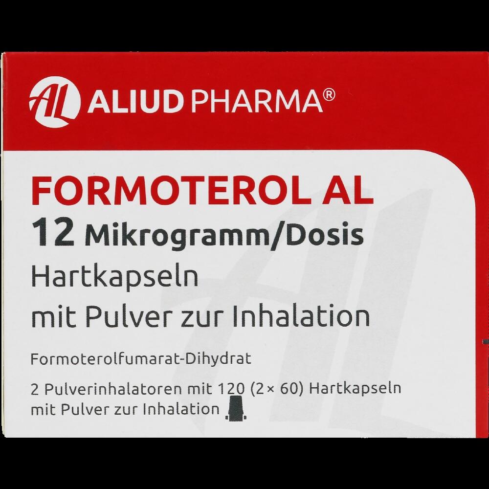 FORMOTEROL AL 12 Mikrogramm/Dosis 2X60 St Hartkapseln mit Pulver zur Inhalation