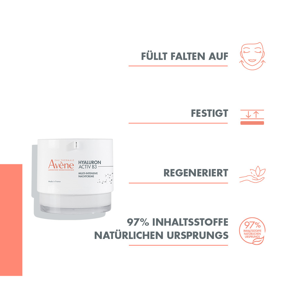 Avène HYALURON ACTIV B3 NACHTCREME  40 ml Creme