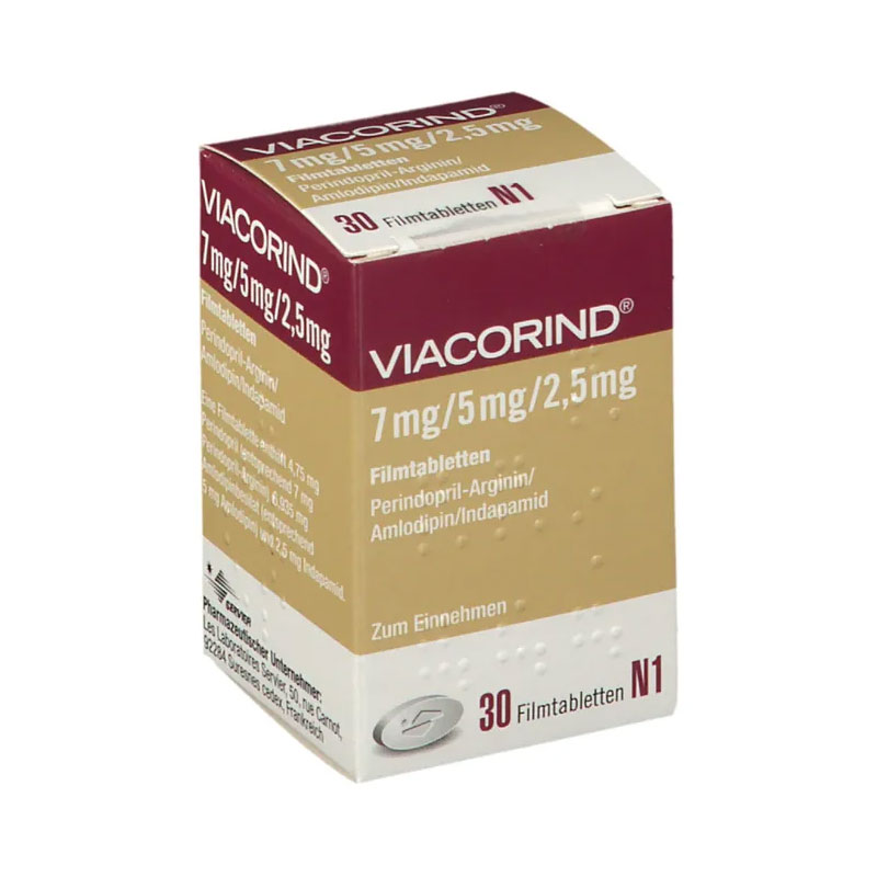 VIACORIND 7 mg/5 mg/ 2,5 mg 30 St Filmtabletten