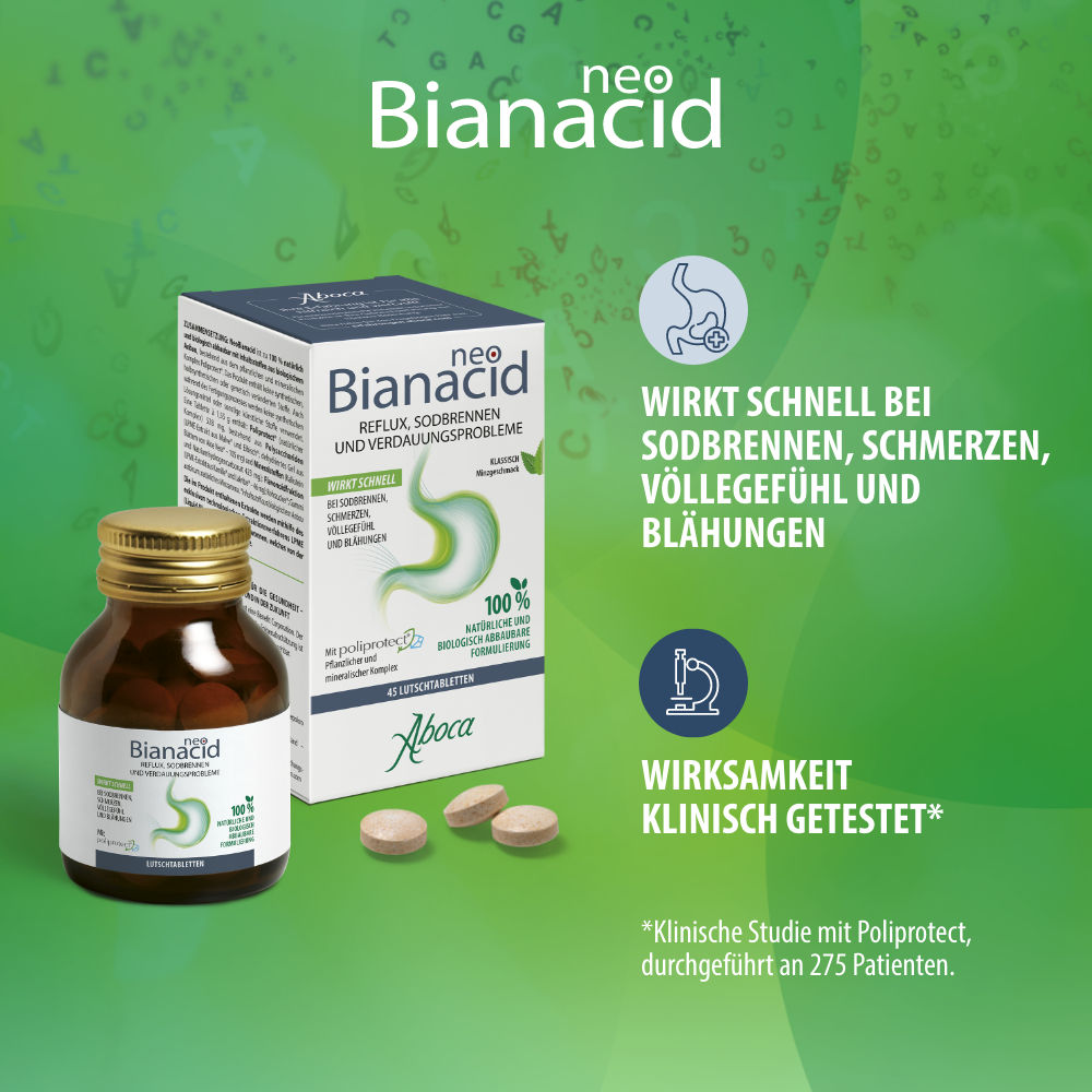neo Bianacid  Zitronengeschmack 14 St Lutschtabletten
