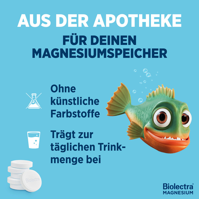 Biolectra MAGNESIUM 243mg FORTE Orange 20 St Brausetabletten