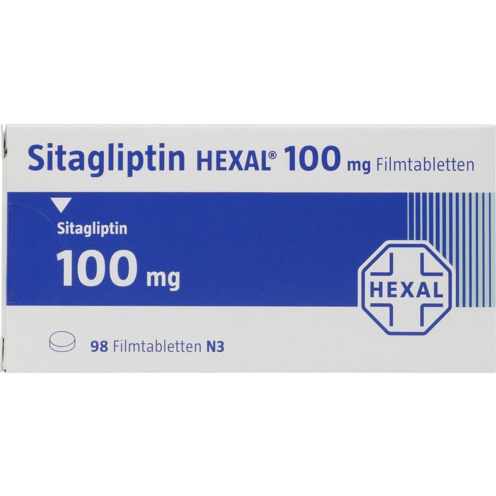 Sitagiiptin HEXAL 100 mg 98 St Filmtabletten