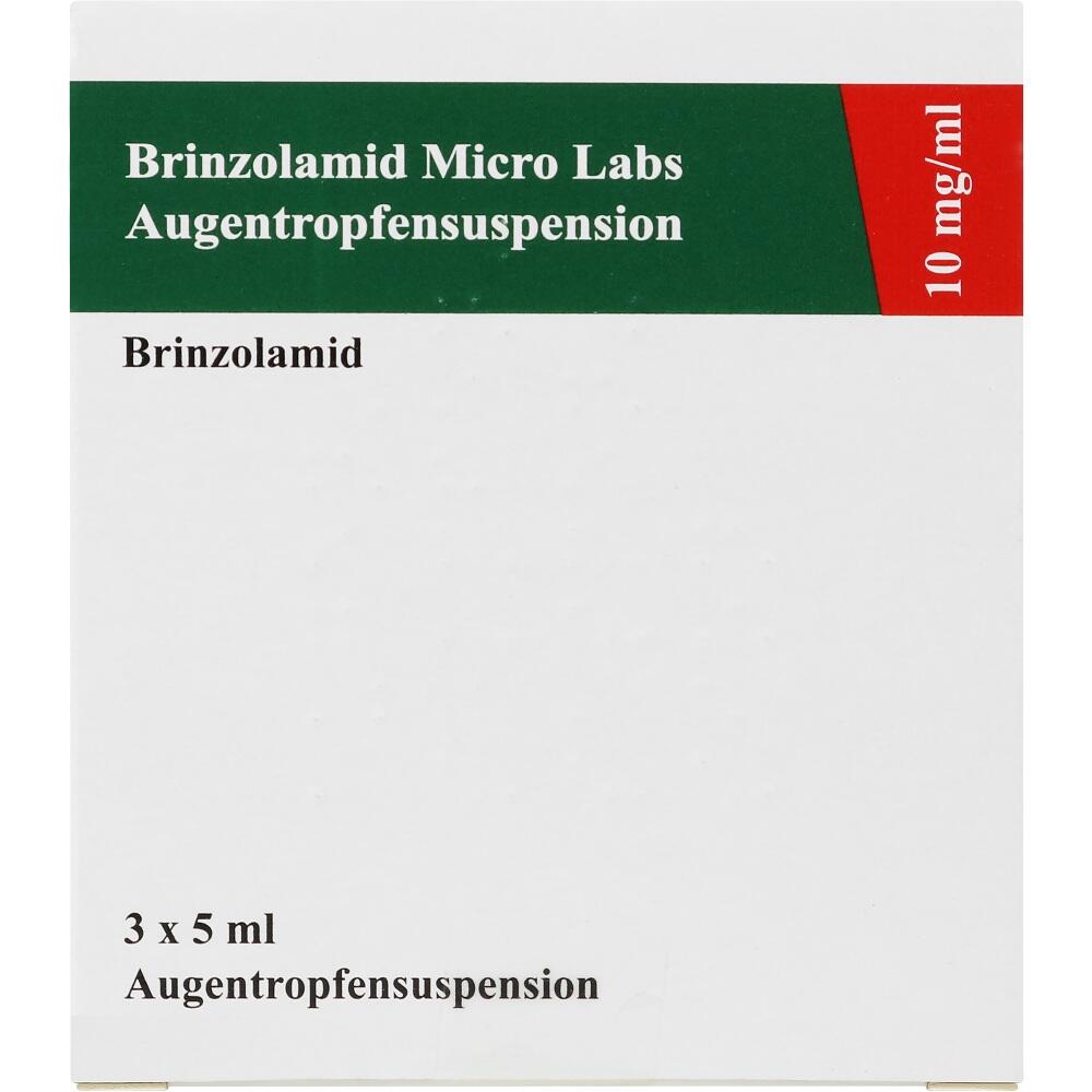 Brinzolamid Micro Labs 10 mg/ml 3X5 ml Augentropfen