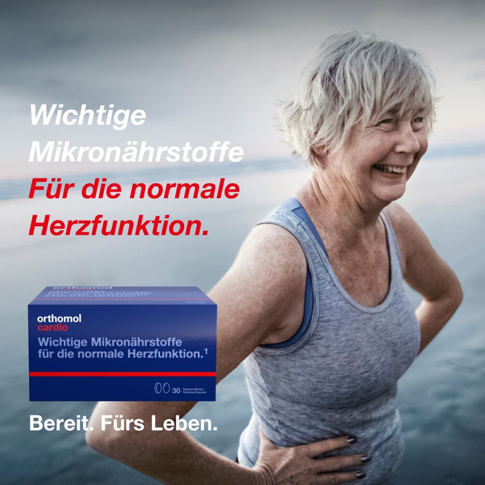 orthomol cardio - mit Magnesium, Omega-3-Fettsäure, Vitamin D - Tabletten/Kapseln