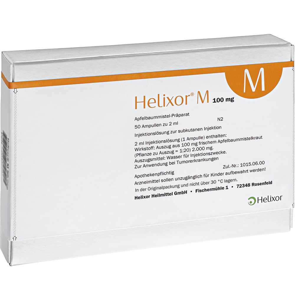 HELIXOR M Ampullen 100 mg 50 St Ampullen