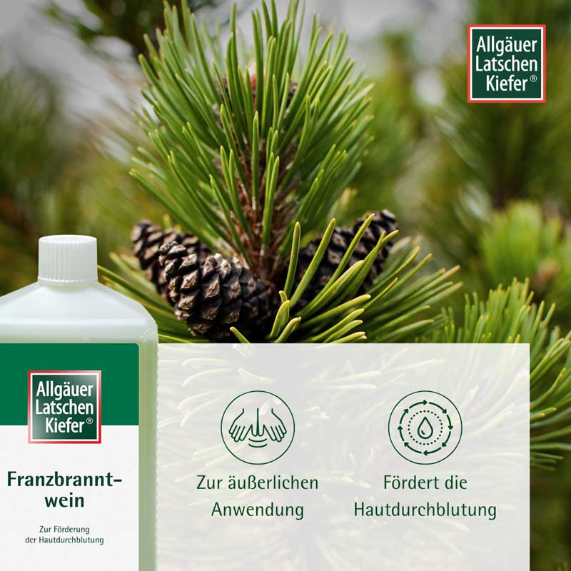 Allgäuer Latschen Kiefer Franzbranntwein 1000 ml Lösung