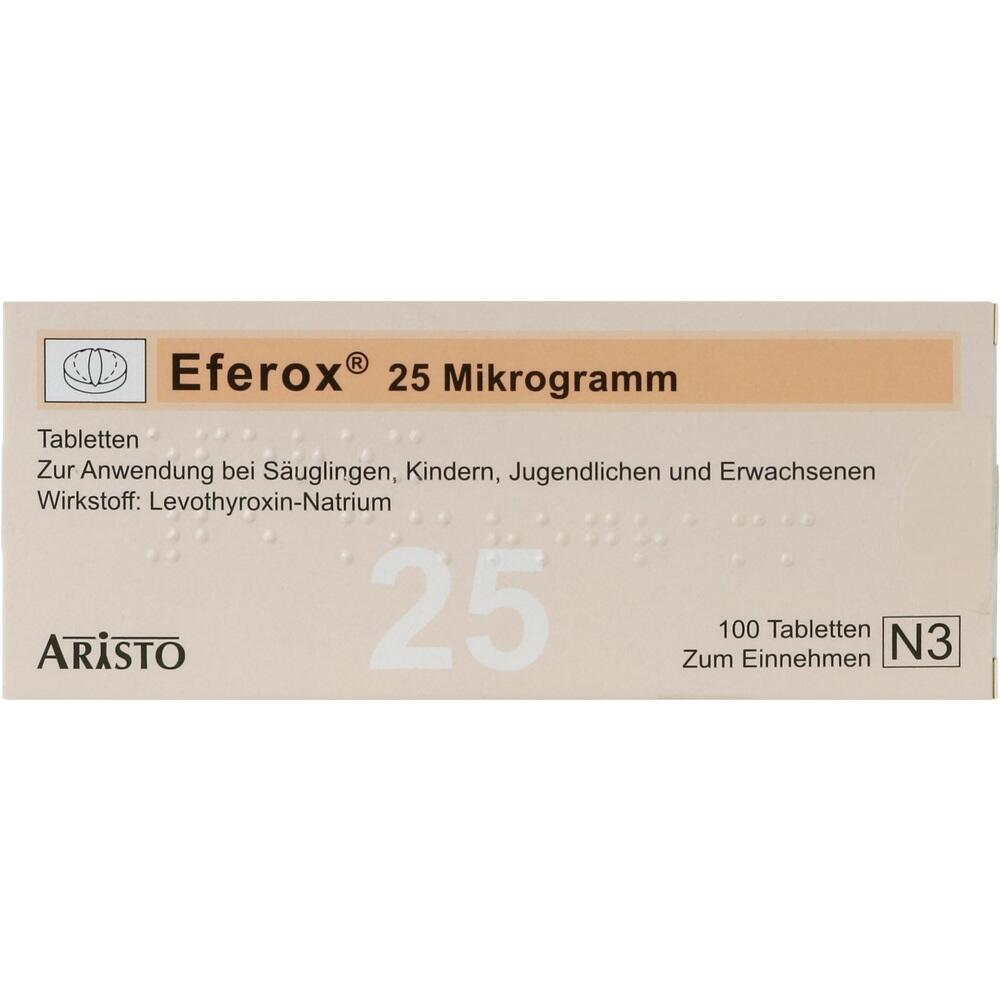 Eferox 25 Mikrogramm 100 St Tabletten