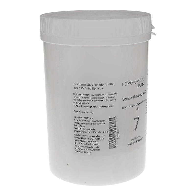 HOMOEOPATHIEFUCHS Schüssler-Salz Nr. 7 Magnesium phosphoricum D6 4000 St Tabletten