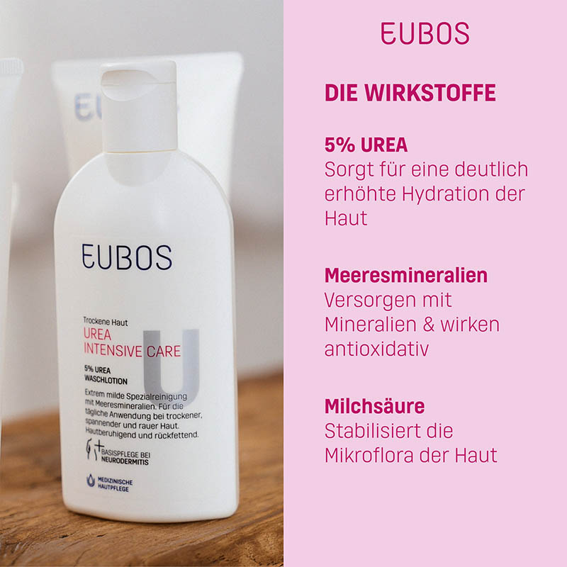 EUBOS TROCKENE Haut Urea 5% Waschlotion 200 ml Lotion