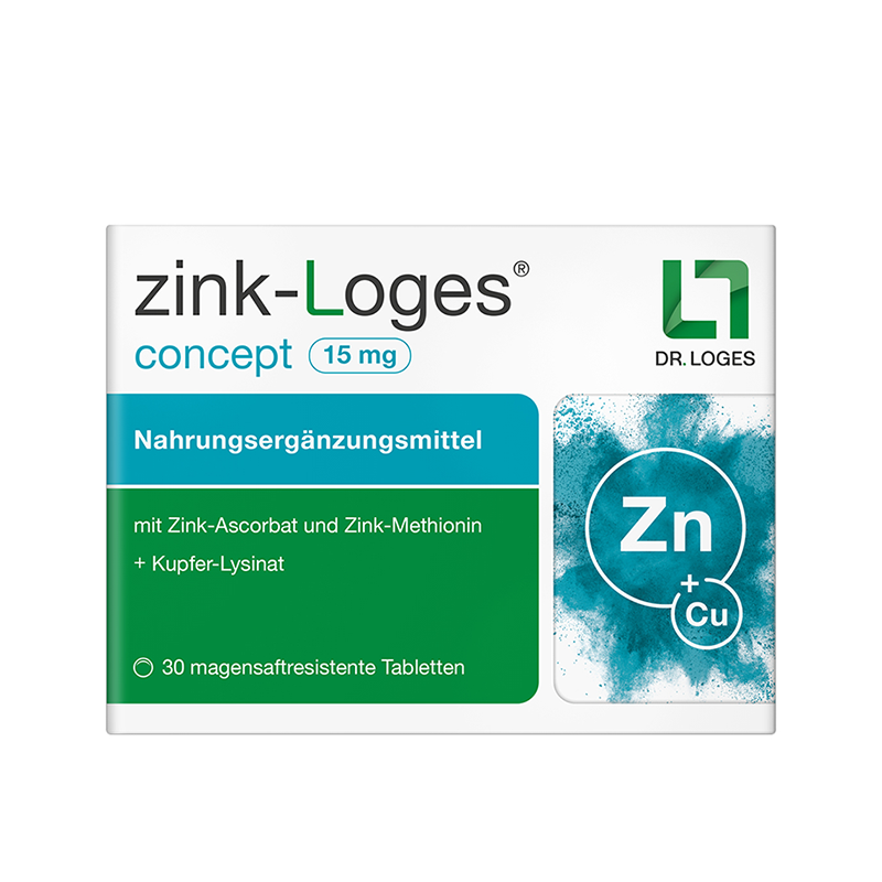 zink-Loges concept 15 mg 30 St Tabletten magensaftresistent