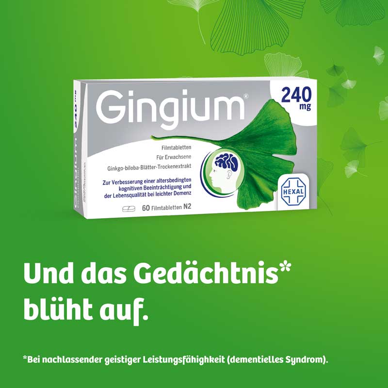 Gingium 240 mg 40 St Filmtabletten