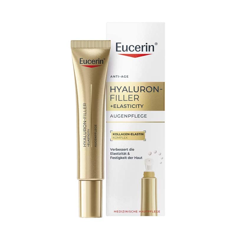 Eucerin HYALURON FILLER + ELASTICITY Augenpflege LSF 20 15 ml Augencreme