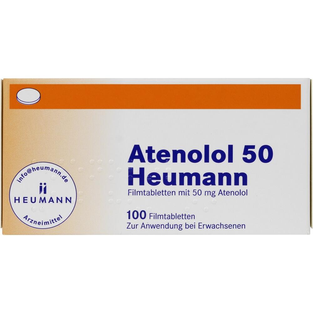 Atenolol 50 Heumann 100 St Filmtabletten