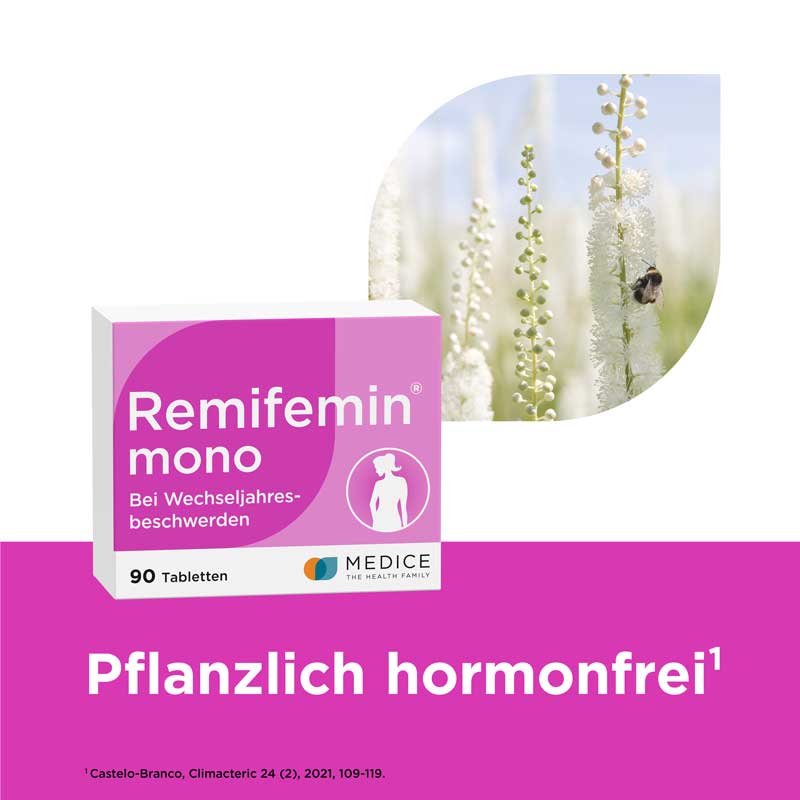 Remifemin mono bei Wechseljahresbeschwerden 90 St Tabletten