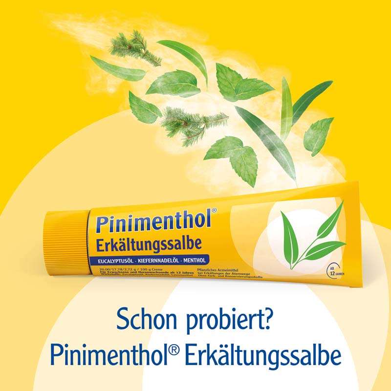 Pinimenthol Erkältungsbad ab 12 Jahren - mit Eucalyptusöl, Menthol und Campher 1000 ml Bad