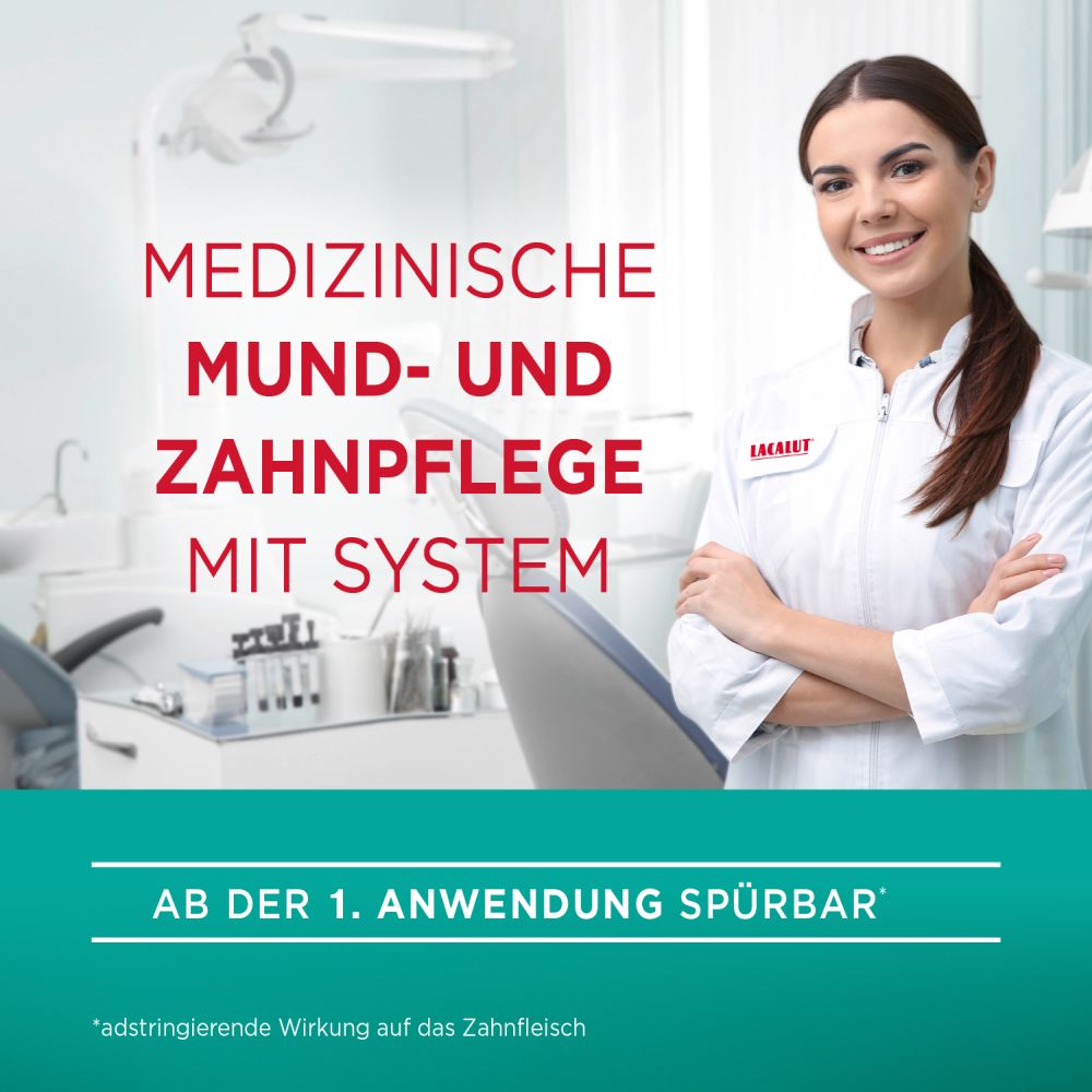 LACALUT sensitiv REMINERALISIERUNG & SANFTES WEISS 75 ml Zahncreme