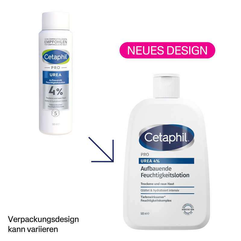 Cetaphil PRO UREA 4% Aufbauende Feuchtigkeitslotion 500 ml Lotion