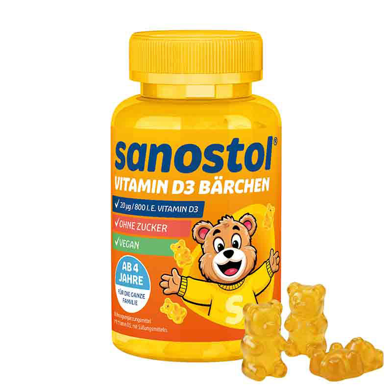 sanostol VITAMIN D3 BÄRCHEN 60 St