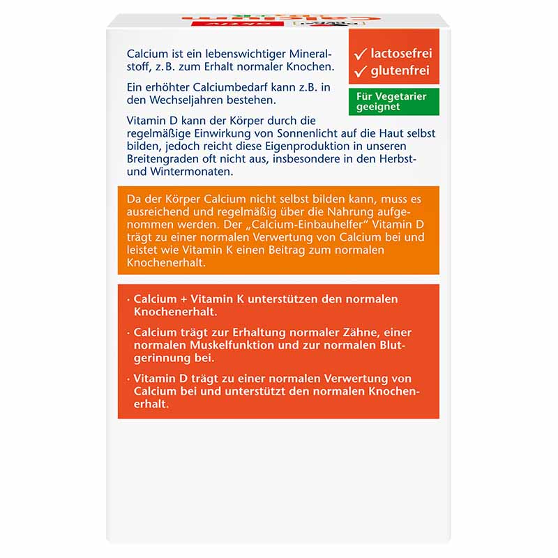 Doppelherz aktiv Calcium + D3 + K  120 St Tabletten