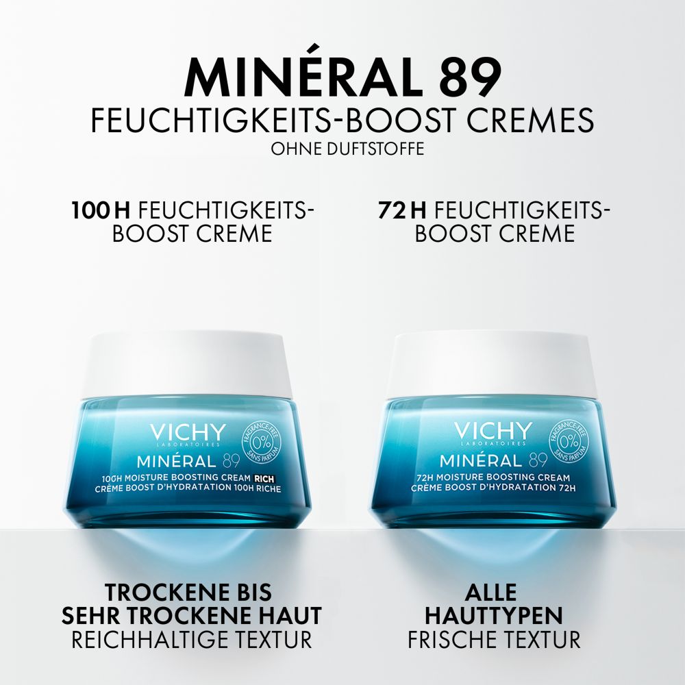 VICHY MINERAL 89 100H FEUCHTIGKEITS-BOOST CREME REICHHALTIG  50 ml Creme