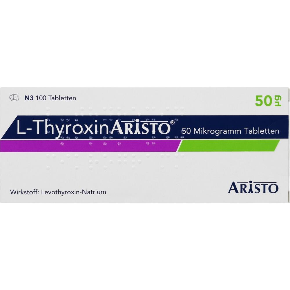 L-Thyroxin ARISTO 50µg 100 St Tabletten
