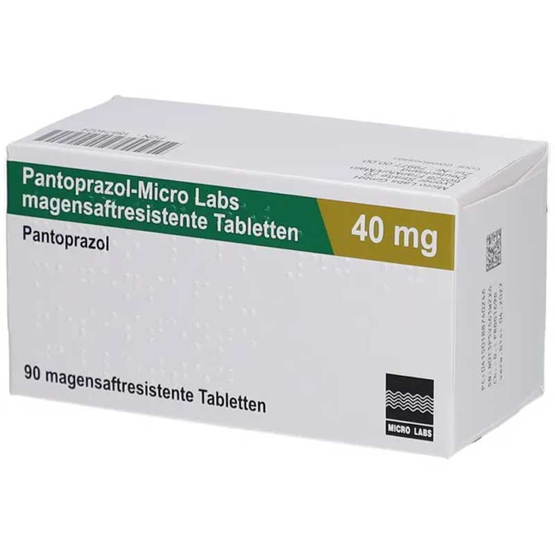 Pantoprazol-Micro Labs 40 mg 90 St Tabletten magensaftresistent