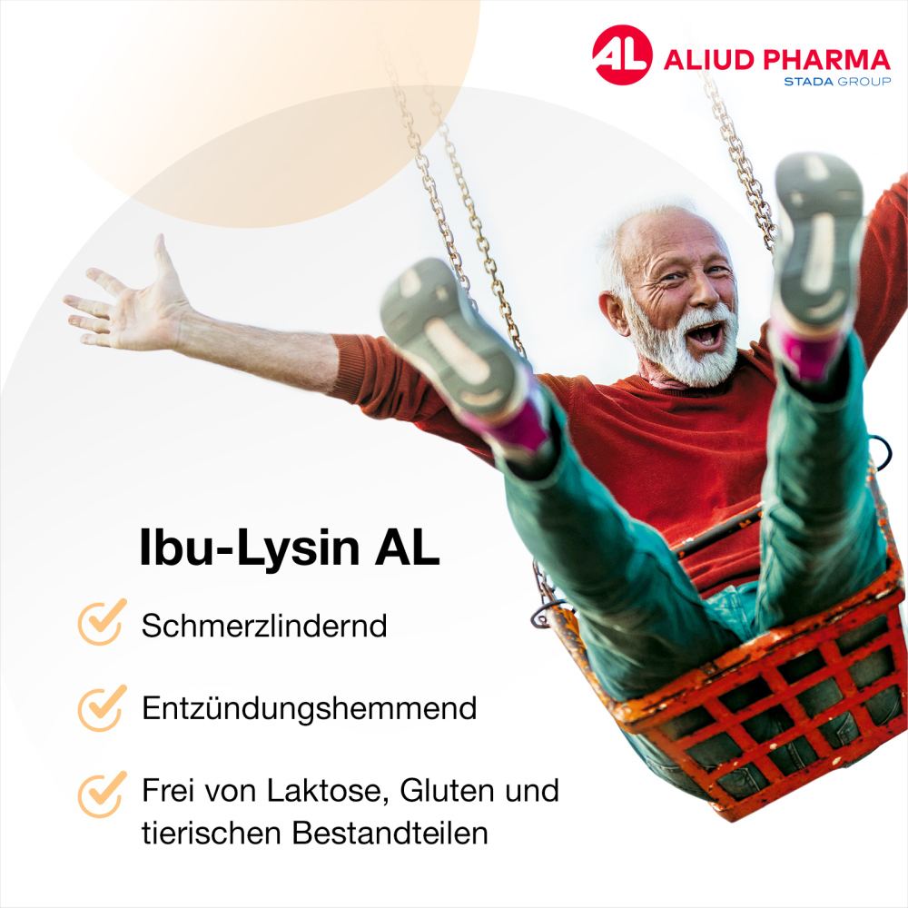 Ibu-Lysin AL 400 mg Filmtabletten bei akuten Schmerzen