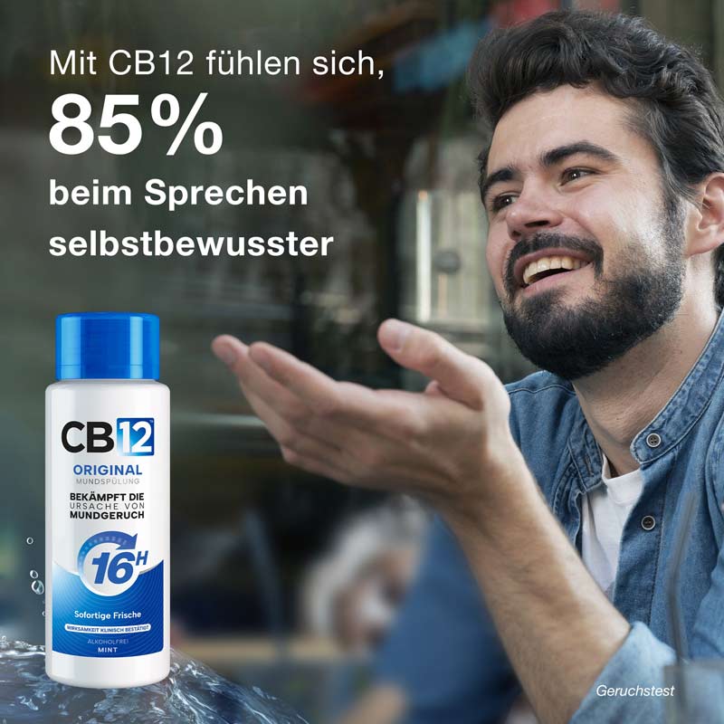 CB12 MUNDSPÜLUNG MINZGESCHMACK, ALKOHOLFREI 500 ml Spüllösung