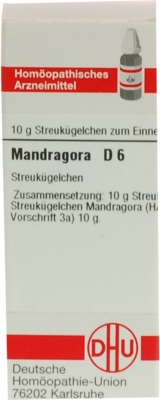 MANDRAGORA D 6 Globuli 10 g Globuli