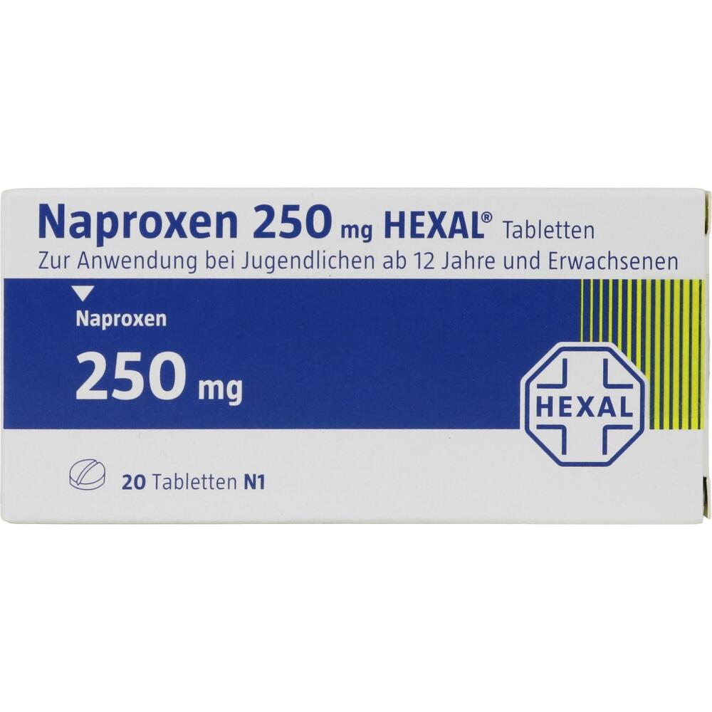 Naproxen 250mg HEXAL 20 St Tabletten