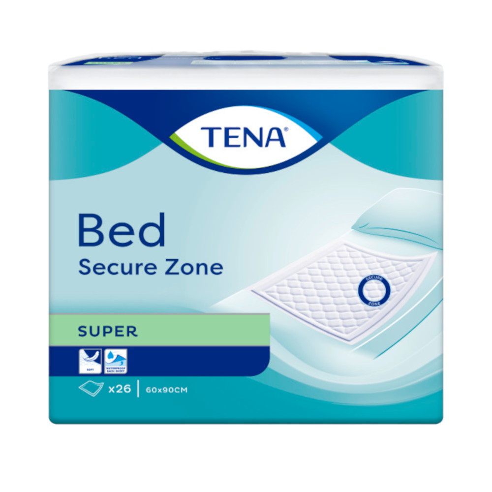 TENA Bed Secure Zone SUPER Krankenunterlagen 60x90cm 3X26 St