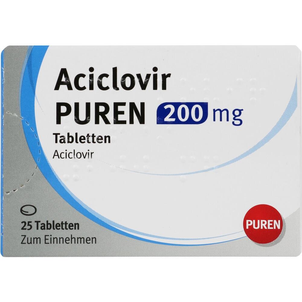 Aciclovir Puren 200mg  25 St Tabletten