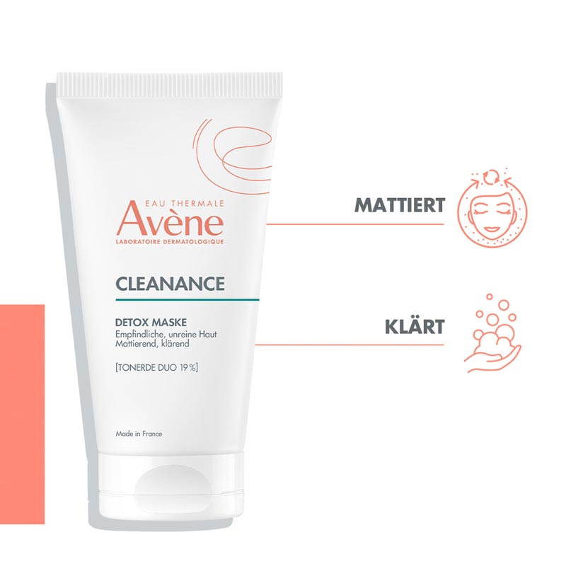 Avène CLEANANCE DETOX MASKE  50 ml Gesichtsmaske